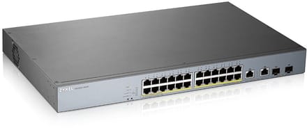 ZyXEL GS1350-26HP 24-port GbE Smart Managed PoE Switch with GbE Uplink