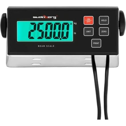 Steinberg Systems Weegbalk - 2500 kg / 0,5 kg - 100 x 10 cm - extern LCD 10030927