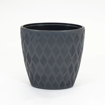 Vita Flow bloempot ellipse 60 antraciet
