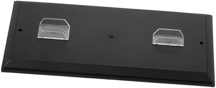 Model Motor Display - Hobby Standaard - Model Presentatie - Speciaal voor 1:12 - 22 x 9 cm - Zwart