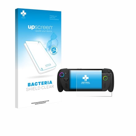 upscreen - Screenprotector voor ASUS ROG Ally X 2025 - Folie Beschermfolie transparant antibacterieel