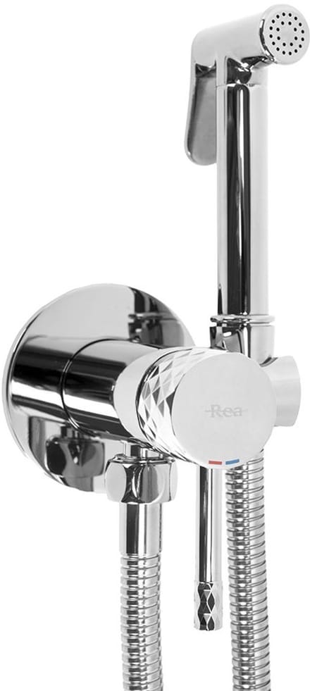 Rea Loop Lungo Diamond - Bidetmengkraan- Chroom