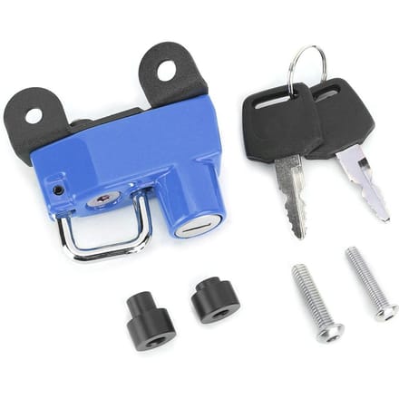 Anti-Diefstal Helm Lock Haak Past op Ducati Scrambler 400 800 Modellen 2015+ Motorfiets Gemodificeerd Blue blue
