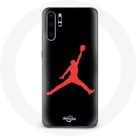 Coque - Air Jordan - P30 - Rouge - Logo - Souple rouge