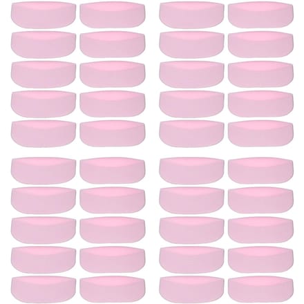 20 paar Siliconen Wimper Perm Pads Herbruikbare Lash Lifting Pads Wimper Lifting Staven voor Thuis Schoonheid white