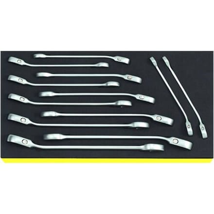 Stahlwille 96830649 TCS 17/12 Steek-ringratelsleutelset Sleutelbreedte (metrisch) 8 - 19 mm