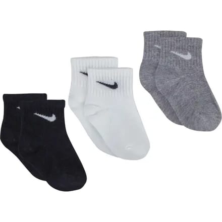 Sokken voor babyjongens Nike Core Swoosh Gripper (x3)