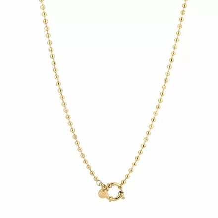Bijoutheek Collier Balls Round Lock Goud