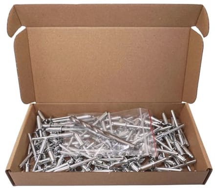 Verzinkte Stalen Blindklinknagels 6,0 x 16 mm - 100 Stuks