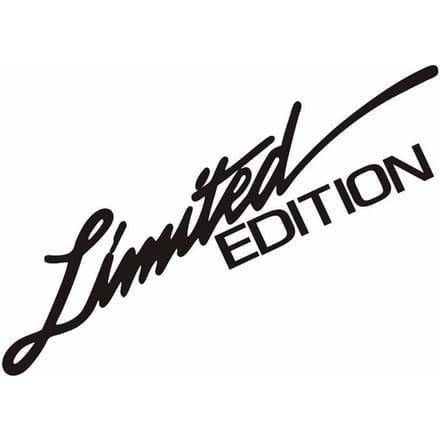 Auto BEPERKTE EDITIE laser reflecterende sticker elektrische motorfiets Engelse letter sticker decoratieve sticker