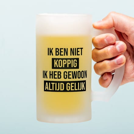 Bierpul Ik ben niet koppig van Ditverzinjeniet