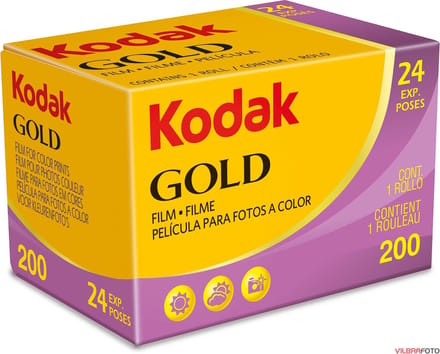 KODAK - Gold Film 35mm - ISO 200 - 2 stuks (24 opnames per rol)