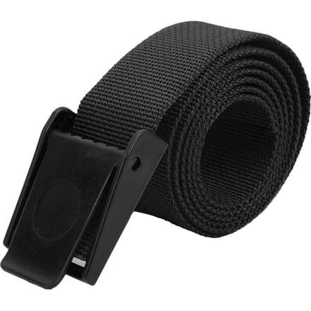 Ceinture de lestage de plongée durable de 150 cm en sangle de nylon avec boucle en plastique Accessoire Noir noir