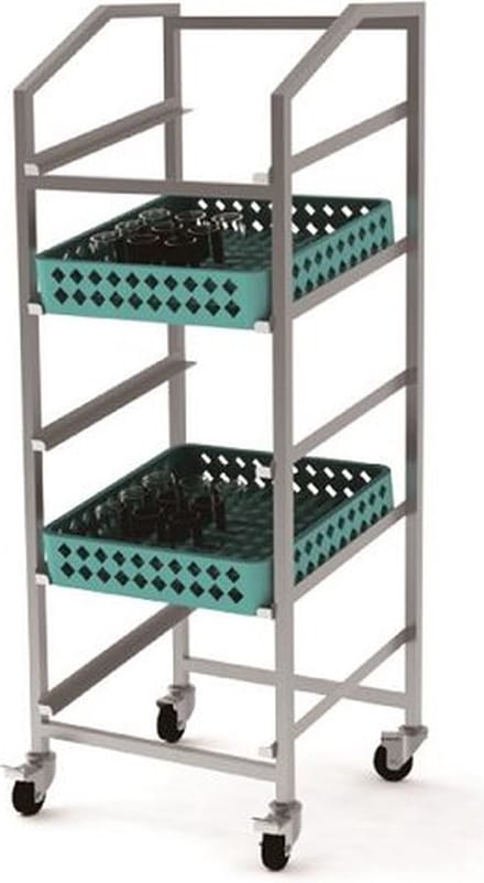 Professionele Korventransportwagen 500X500 | Combisteel | 7490.0270 | Horeca