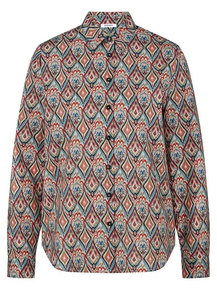 Blouse lange mouwen Van Peter Hahn multicolour
