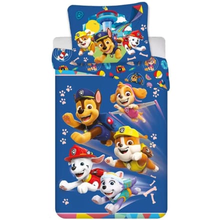 Paw Patrol peuterdekbedovertrek Brave 100 x 135 cm - 40 x 60 cm