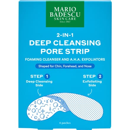 Mario Badescu 2-In-1 Deep Cleansing Pore Strip - 6 stuks