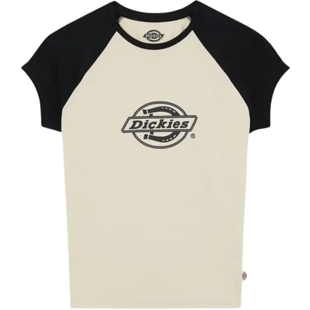 Dickies Forth Shaw Raglan T-shirt Met Korte Mouwen Beige M Vrouw