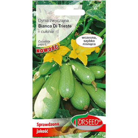 Pompoen Courgette Bianca Di Trieste verse groentezaden PREMIUM 2g
