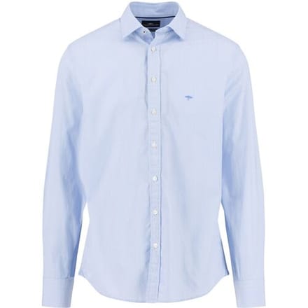 Fynch-Hatton Overhemd Essential Fine Stripe Kent Soft Blue / male