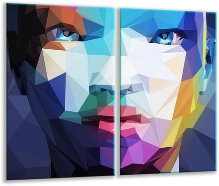 TMK ArtDeko - Snijplank - Glas - Inductie - 2x 30x52 cm
