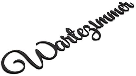 Zelfklevend Deurbordje met Naambelettering - Uniek en Handgemaakt