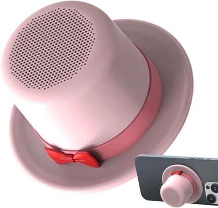 Draagbare Geluidsbox - Muziek Box - Onderweg Muziek - Magnetisch Ontwerp - Compact Formaat - Roze