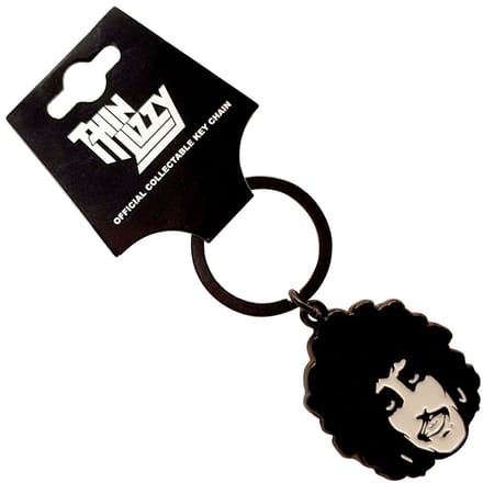 Thin Lizzy - Phil Portrait Sleutelhanger - Zwart