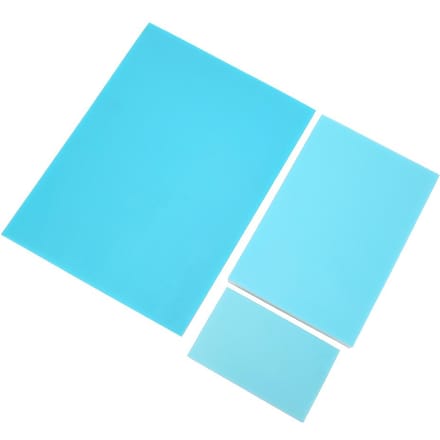 Bloc Caoutchouc Triple Couche Estampage Gravure Sculpture Bloc Caoutchouc PVC Bleu Blanc Bleu blue