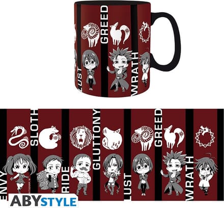 THE SEVEN DEADLY SINS - Mug - 460 ml - Chibi sins - Mok