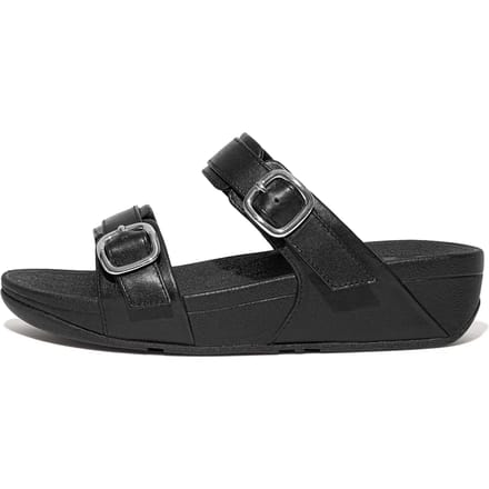 Fitflop Lulu Adjustable Leather Sandalen Zwart EU 39 Vrouw