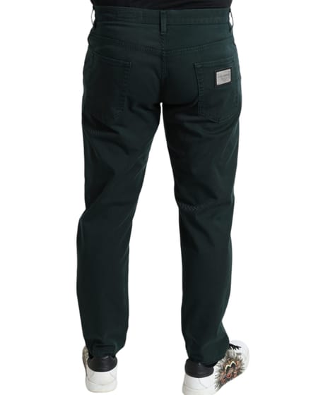 Slim Fit Katoenen Broek
