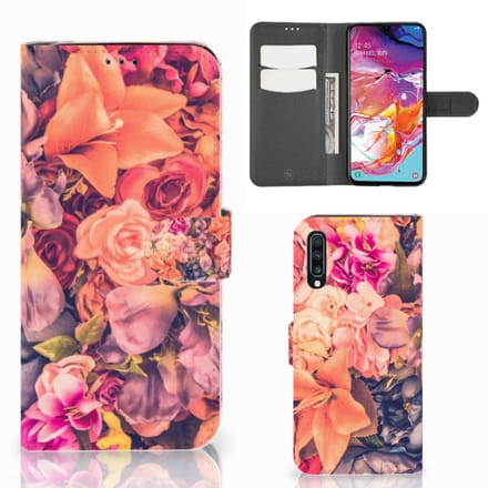 Samsung Galaxy A70 Hoesje Bosje Bloemen