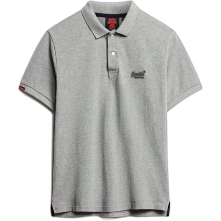 Superdry Vint Destroy Korte Mouw Poloshirt Grijs S Man