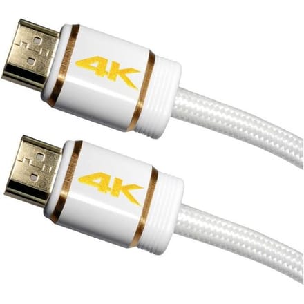 Maxtrack C 216-3 L HDMI-kabel HDMI Aansluitkabel HDMI-A-stekker, HDMI-A-stekker 3.00 m Wit 4K UHD