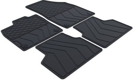 Rubber Automatten geschikt voor Cupra Born - 2021-heden - 4-delig - Uitvoering: Pre-facelift