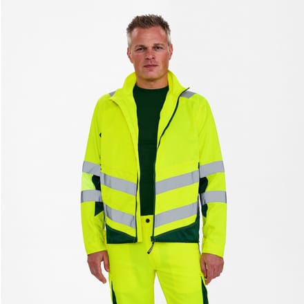 Engel Safety Light werkjack 1545-319 - Hi-vis Yellow / Green - S