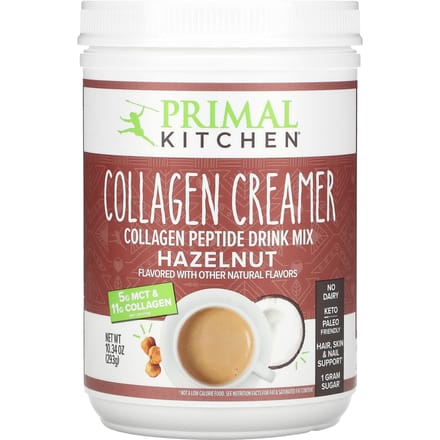 Primal Kitchen, Crème au collagène, noisette, 10,34 oz (293 g)