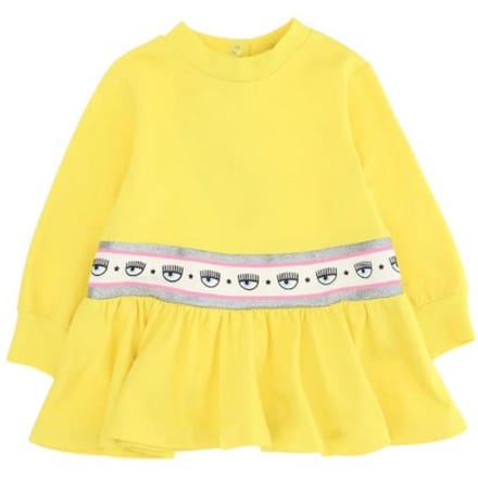 Baby jurk Chiara Ferragni 530900_0010_GIALLO
