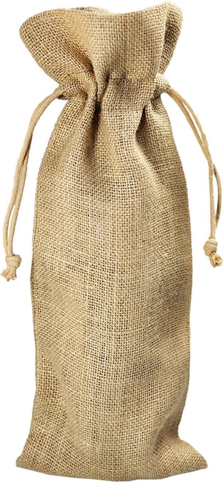 50 Stuks 290 grams Jute Wijnfles Zakjes 15x38cm