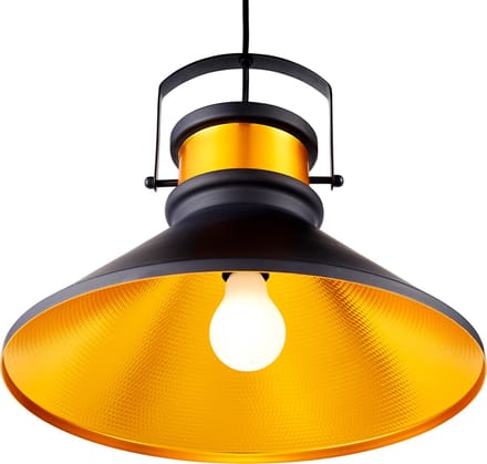Teamson Home Modisteria Hanglamp - Zwart/Roos Goud