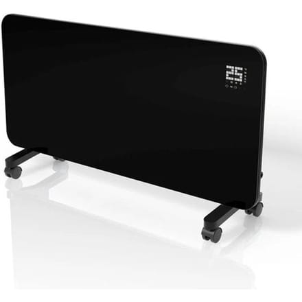 Convector verwarming - Max. 2000 W - Zwarte - Voor Wand- en Vloermontage