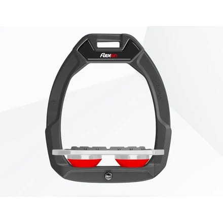 Veiligheidsstijgbeugels Plat Grip Antraciet/Grijs/Rood Flex-On Safe-On