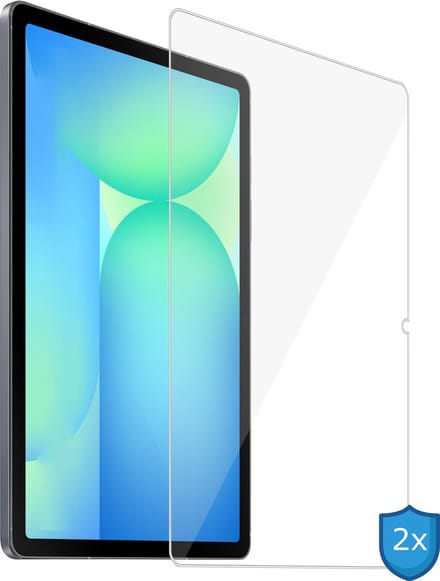 ChiGuard Screenprotector 2x geschikt voor Samsung Galaxy Tab S10 FE+/FE Plus Screenprotector - Beschermglas - Curved - GuardCover