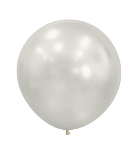 Latex ballonnen Sempertex Silk Oyster White, 24 inch - 3 stuks