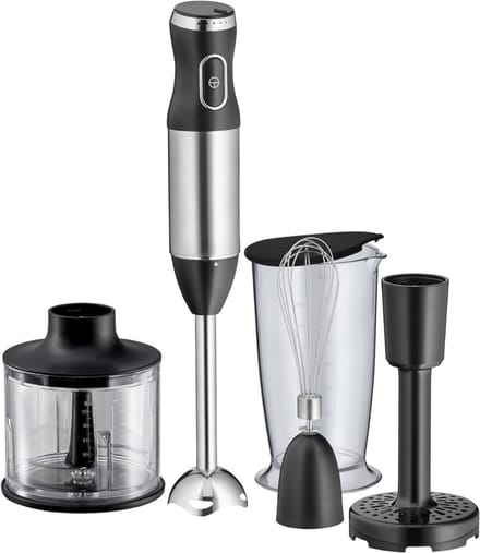RWB® Staafmixer Set - Staafmixer - Handblender - Zwart - 11cm x 11cm x 39cm