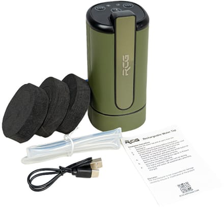 RCG Rechargeable Water Tap Waterkraan Oplaadbaar USB-C Olijfgroen