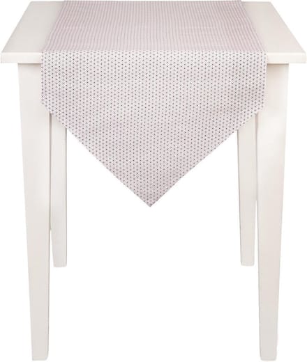 Clayre & Eef Katoenen Tafelloper 50 x 160 rood - DOT65R