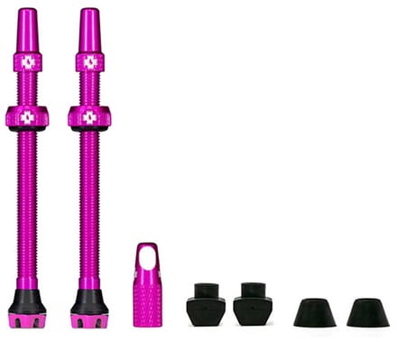 Muc-Off V2 Tubeless ventielset 44 mm, roze