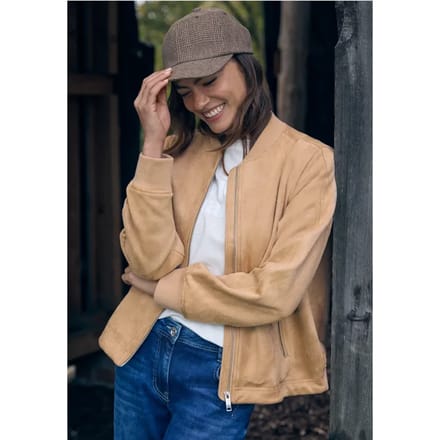 Cecil jasje velour 212943 - Golden camel